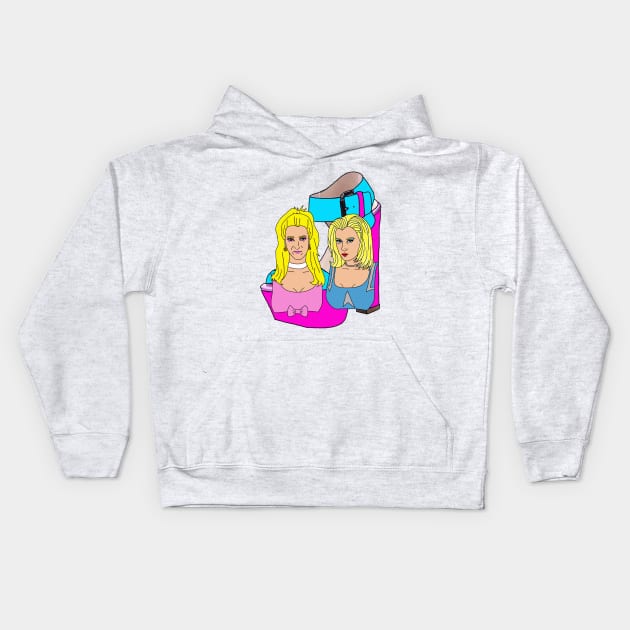 Platform Romy and Michele Kids Hoodie by Lydia's Green Light Closet 